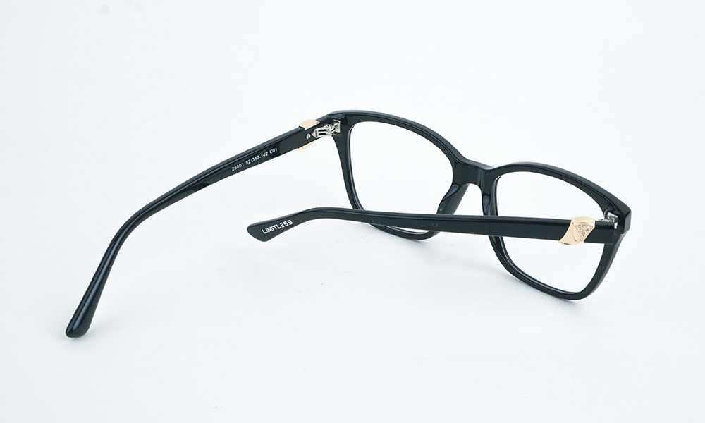 Shiny Black Cat Eye Eyeglass