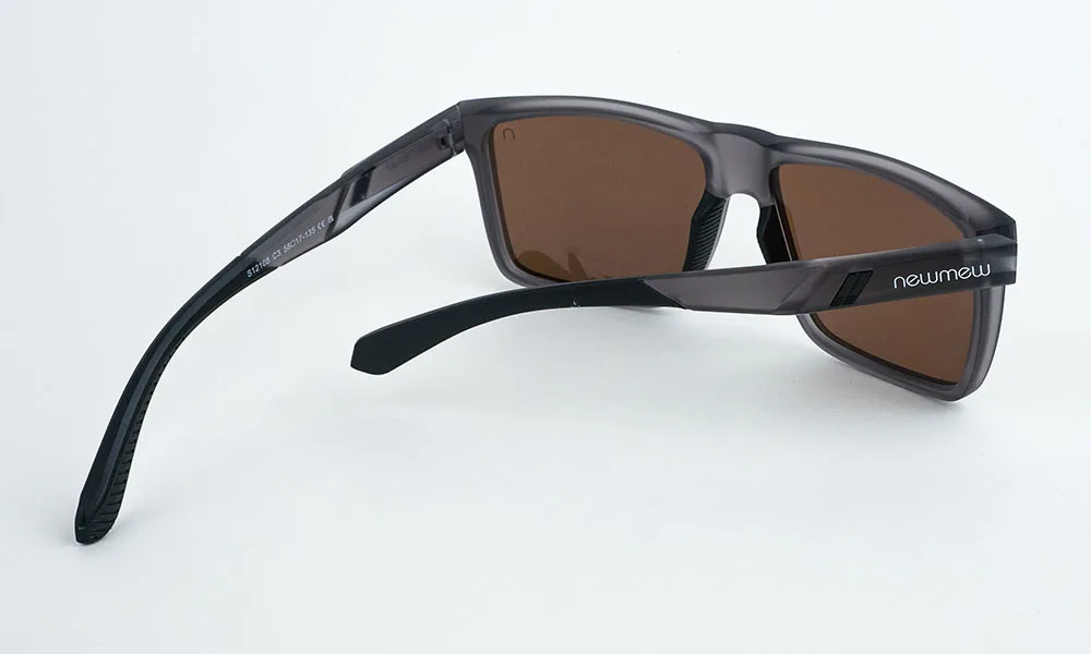Matte Grey Polarized Sporty Sunglass