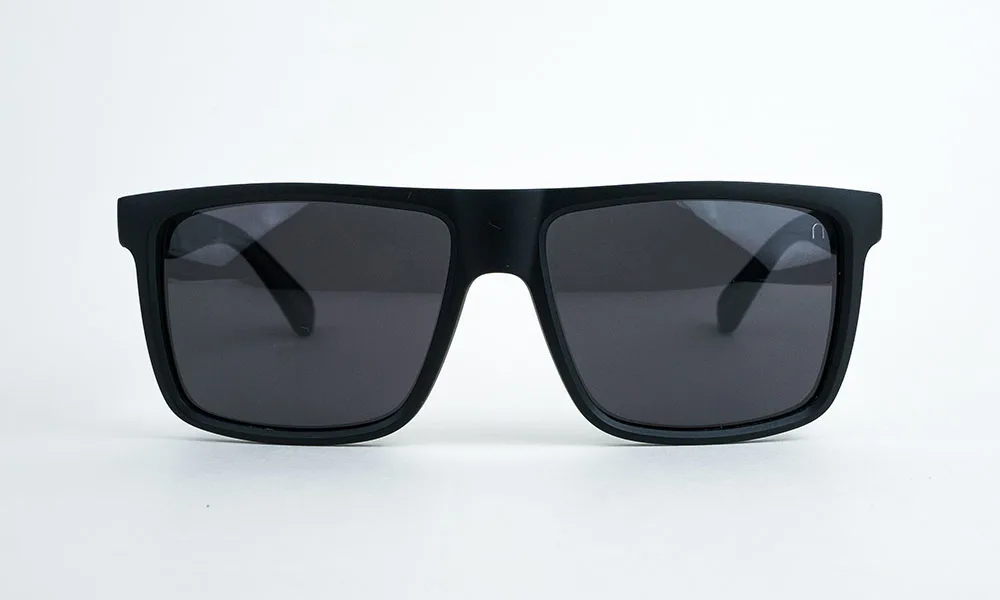 Matte Black Polarized Sporty Sunglass