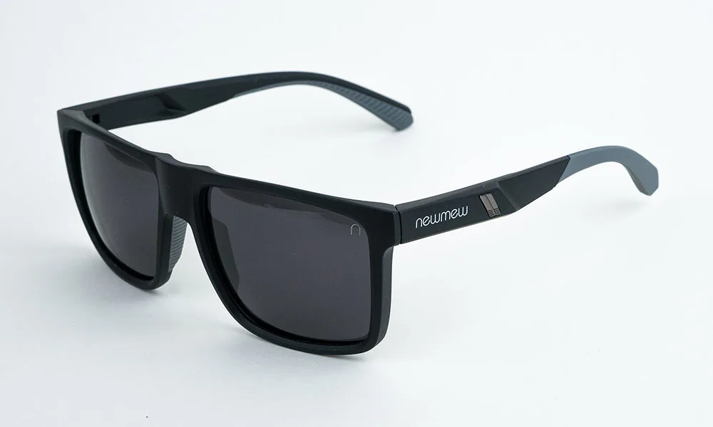 Matte Black Polarized Sporty Sunglass