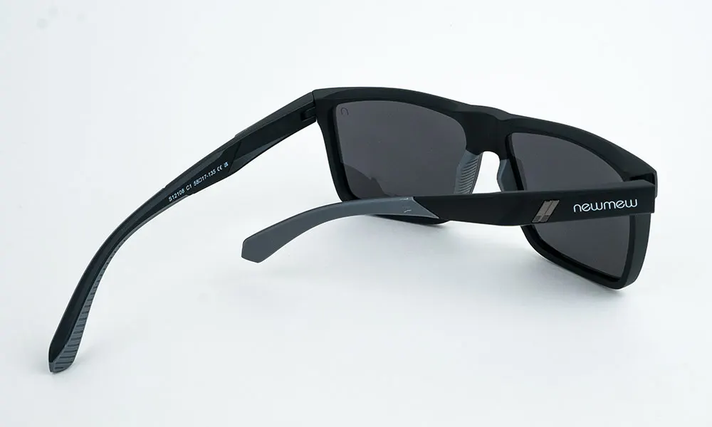 Matte Black Polarized Sporty Sunglass