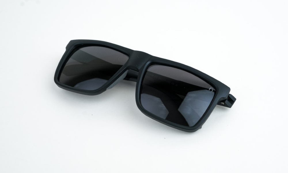 Matte Black Polarized Sporty Sunglass