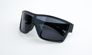 Sporty Shiny Black Sunglass