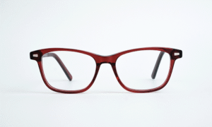 Acetate Square Maroon Eyeglass