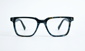 Blue Yellow Printed Eyeglass