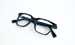 Blue Yellow Printed Eyeglass