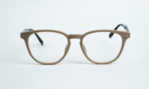 Oval Coffee Brown Eyeglass
