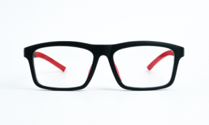 Matte Black Red Clip-On