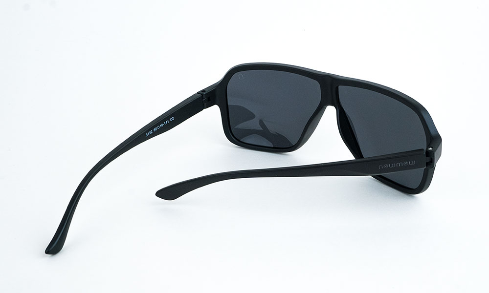 Matte Black Polarized Aviator