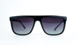 Square Black Polarized Sunglass