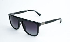 Square Black Polarized Sunglass