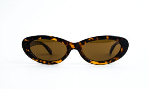 Printed brown lens sunglass