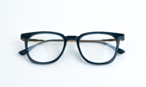 Transparent Blue Titanium Eyeglass