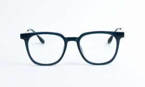 Transparent Blue Titanium Eyeglass