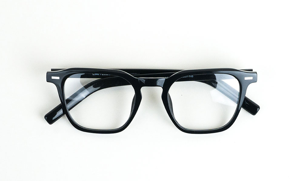 Limitless Black Square Eyeglass