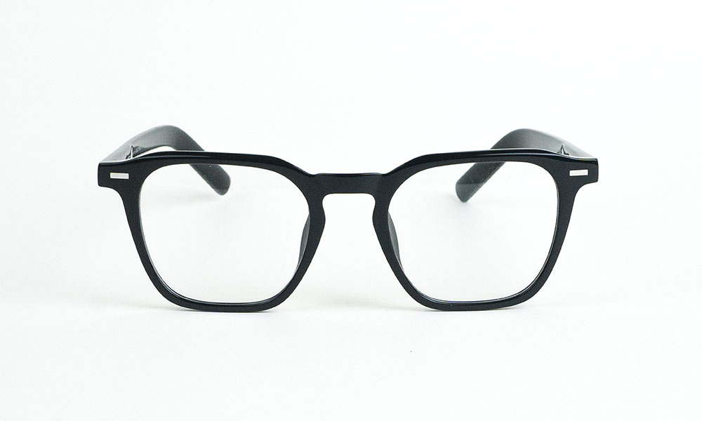 Limitless Black Square Eyeglass