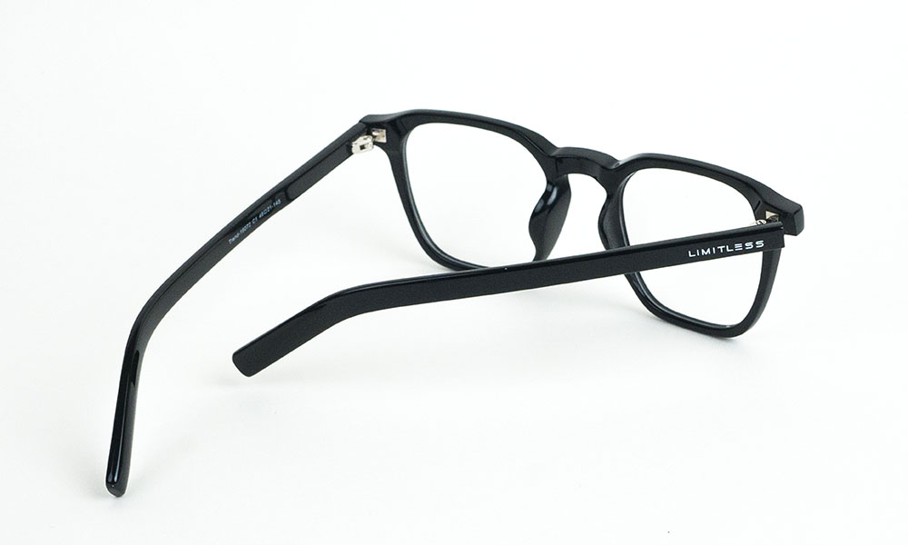 Limitless Black Square Eyeglass