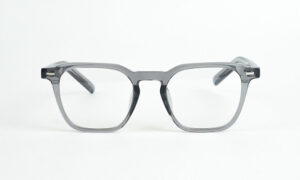 Square Transparent Grey Eyeglass