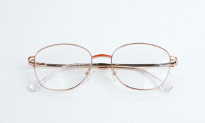 Rose Gold Metal Eyeglass