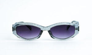 Glitter Grey Cat Eye Sunglass