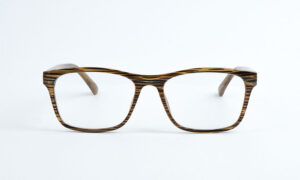 Printed Brown Black Eyeglass