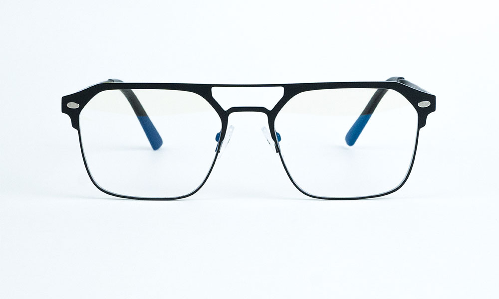 Black Magnetic Clip On Eyeglass