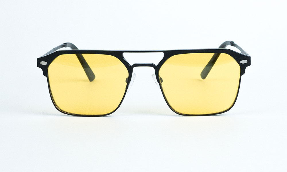 Black Magnetic Clip On Eyeglass