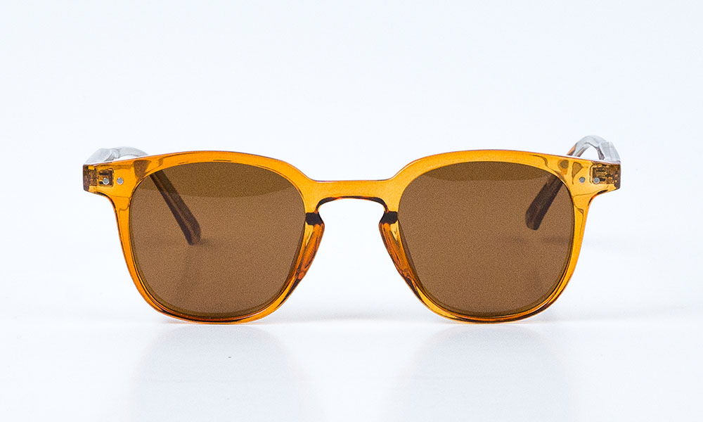 Shiny Brown Polarized Sunglass
