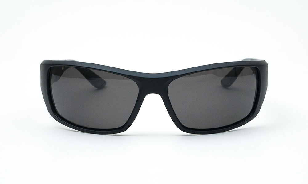 Black Sporty Wraparound Sunglass