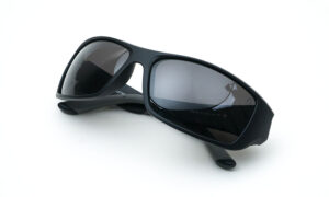 Black Sporty Wraparound Sunglass
