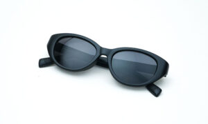 Matte Black Cat Eye Baby Sunglass