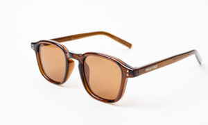 Brown Square Polarized Sunglass