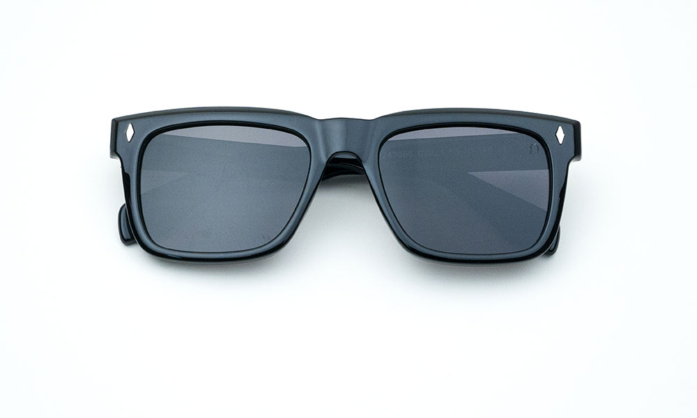 Black Square Polarized Sunglass