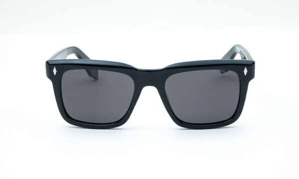 Black Square Polarized square sunglass for round faces