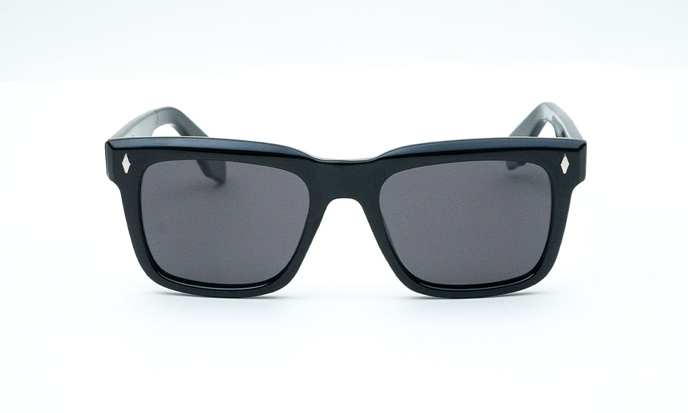 Black Square Polarized Sunglass