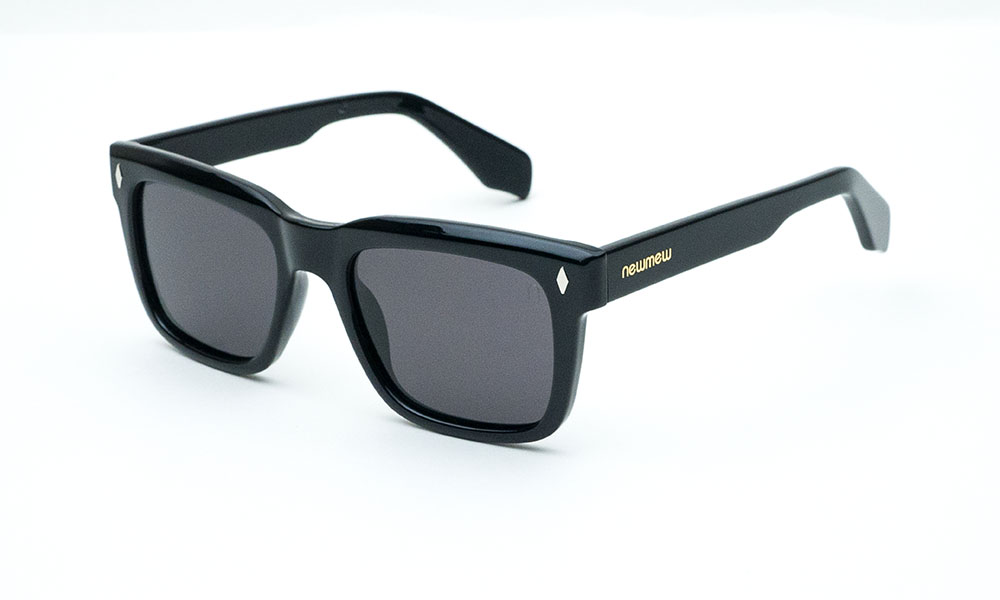 Black Square Polarized Sunglass