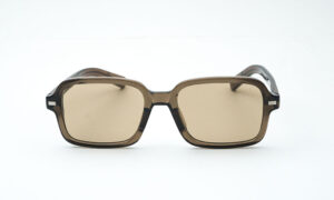 Transparent Brown Grey Sunglass