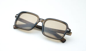 Transparent Brown Grey Sunglass
