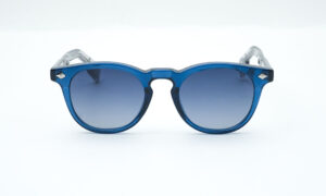 Transparent Blue Non Polarized Sunglass
