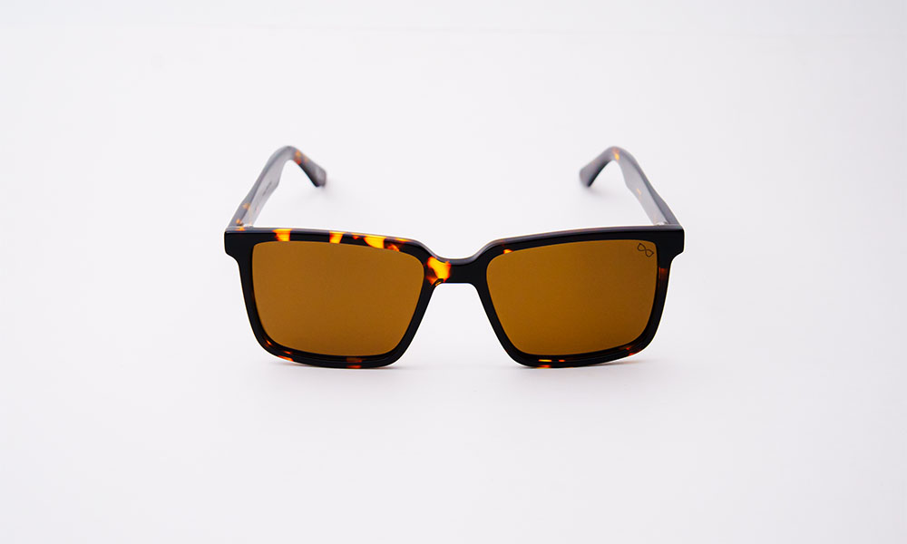 Ross Abstract Brown Sunglasses