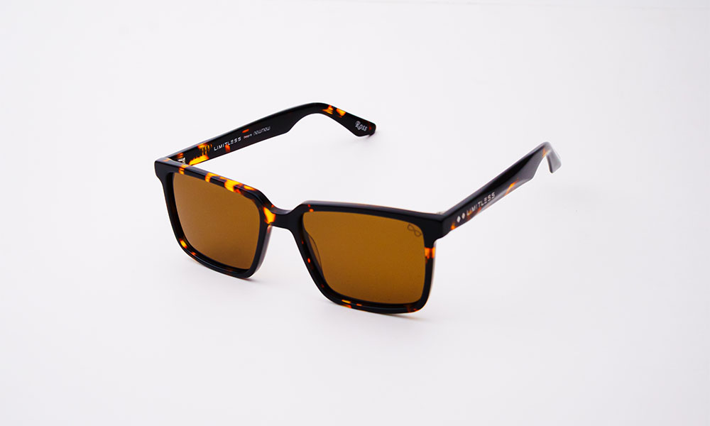 Ross Abstract Brown Sunglasses