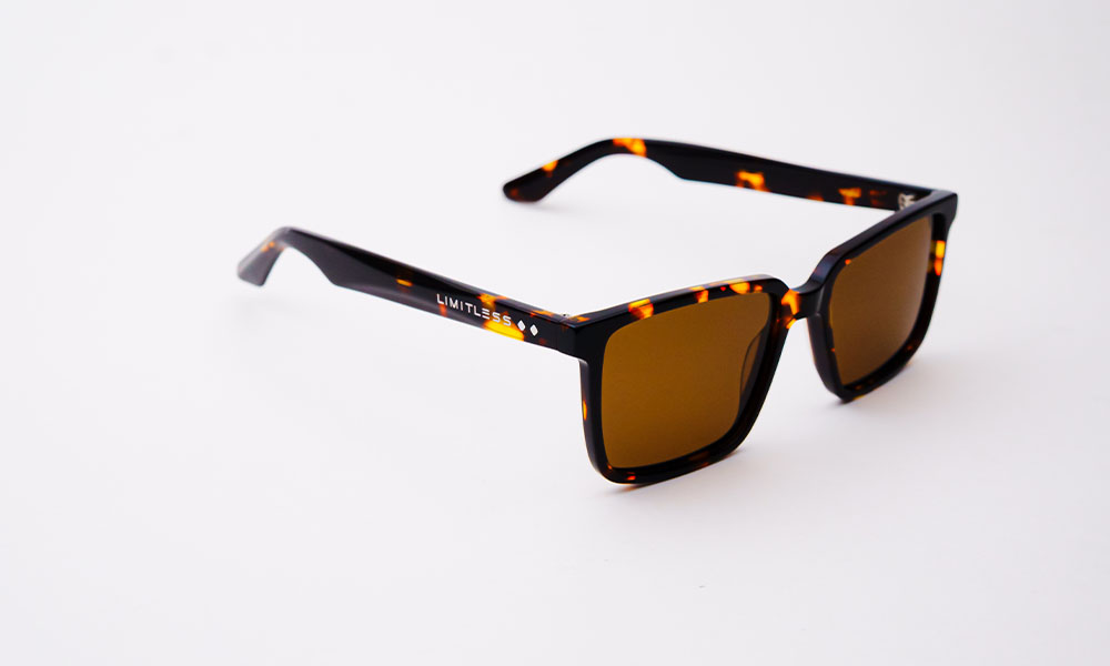 Ross Abstract Brown Sunglasses