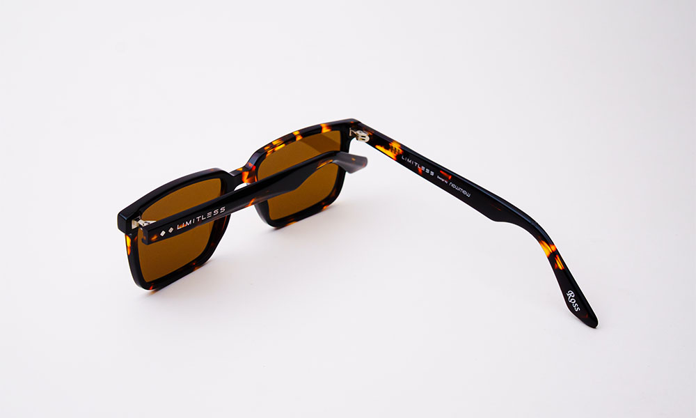 Ross Abstract Brown Sunglasses