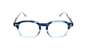 Blue Black Printed Eyeglass
