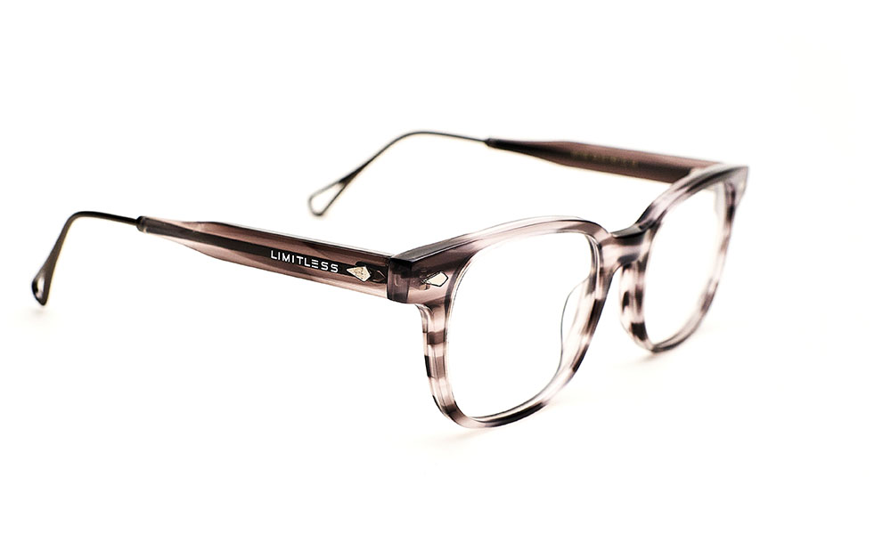 Black Printed Square Eyeglass