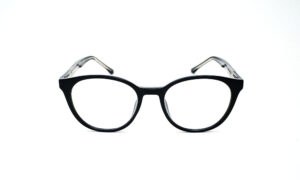Shiny Black Round Frame