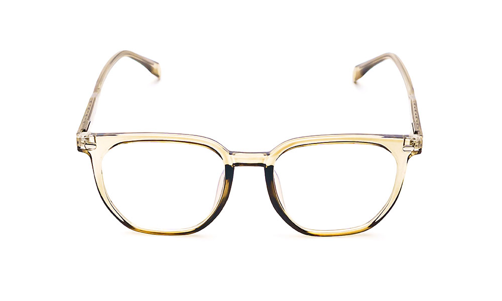 Transparent Olive Optical Frame