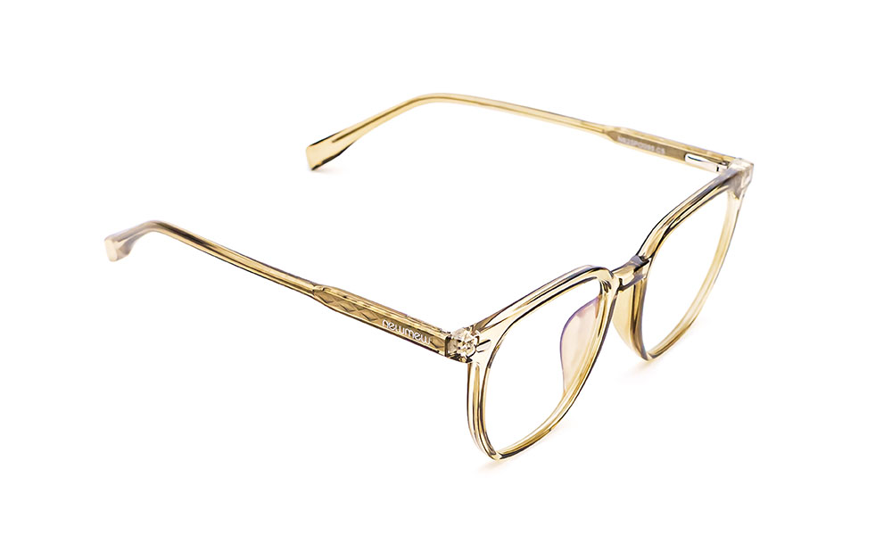 Transparent Olive Optical Frame
