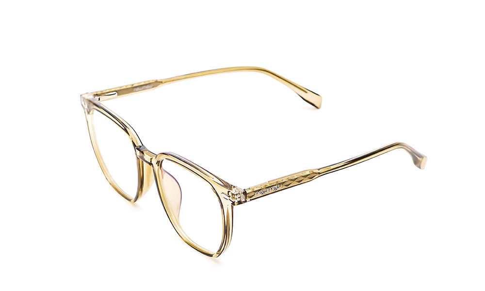 Transparent Olive Optical Frame