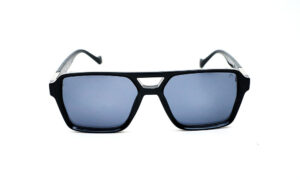 Double Bar Black Sunglass